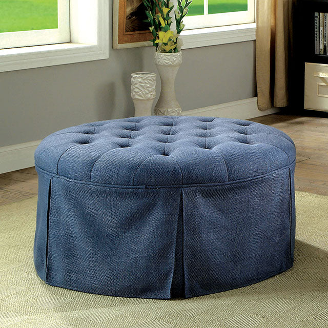 Claes Round Ottoman34"Dia X X