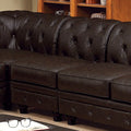 Stanford Brown Leatherette