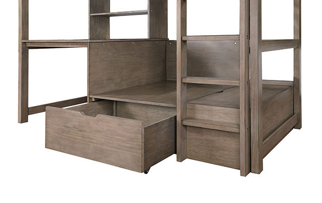 Callistus Twin/Workstation Loft Bed